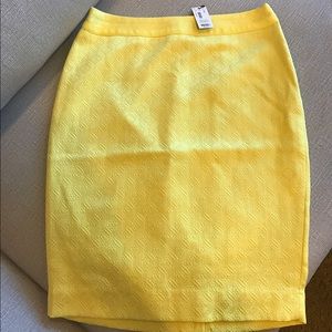 Yellow pencil skirt from the limited.