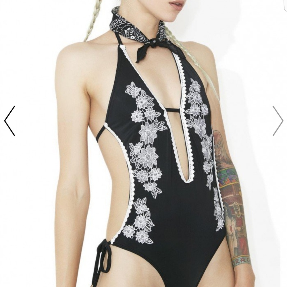 SOLD open back one piece swim