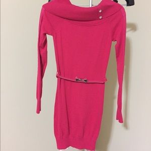 Hot pink dress