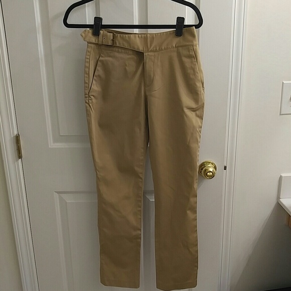 Lauren Ralph Lauren Pants - Lauren Ralph Lauren Belted Khaki Pants Lauren Ralph Lauren Pants - Lauren Ralph Lauren Belted Khaki Pants