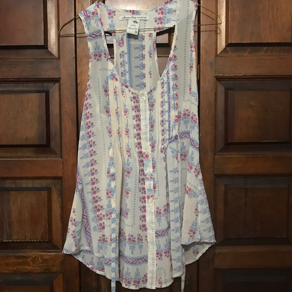 American rag floral tank