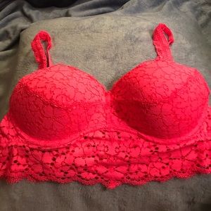 Hot pink lace bralette ♥💓♥