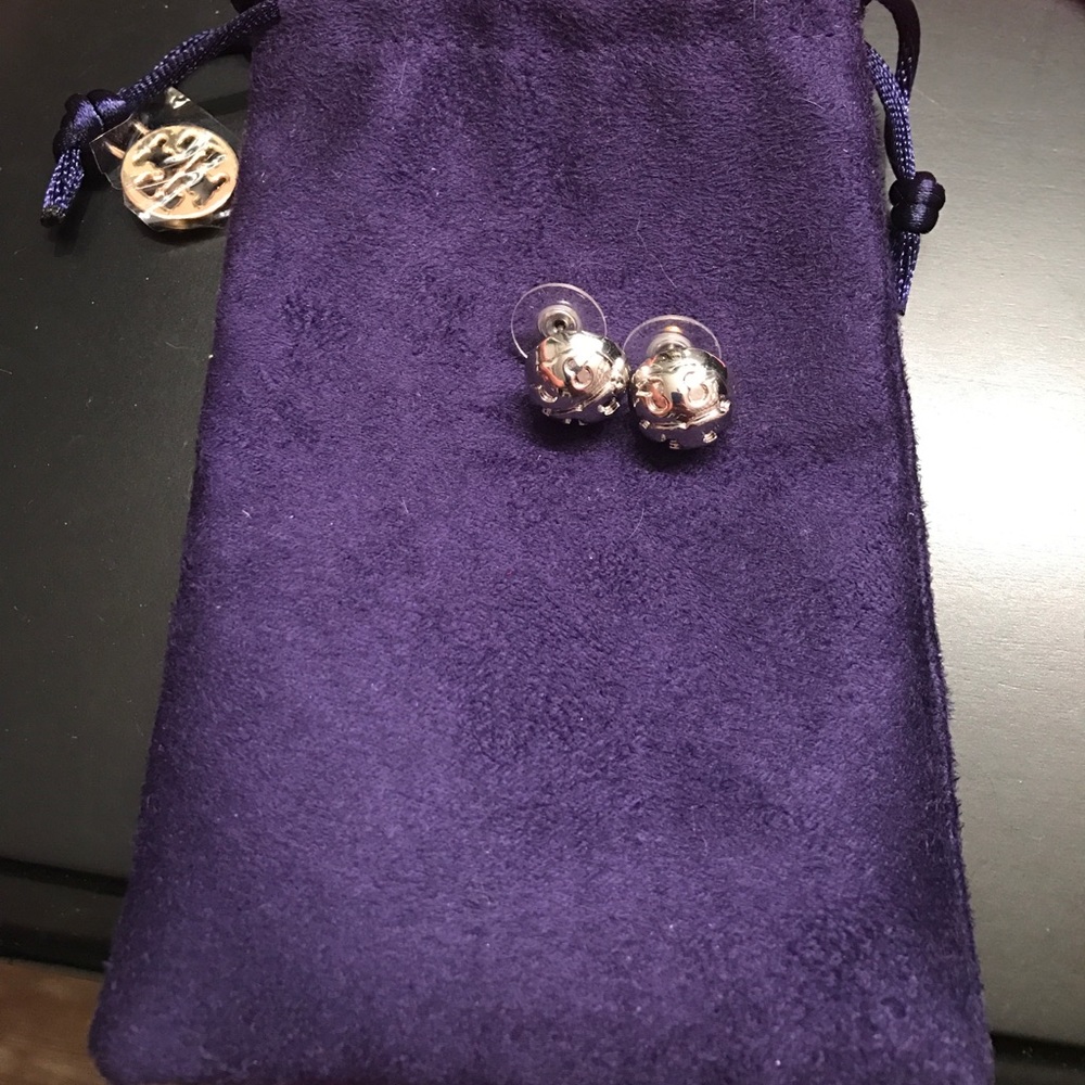 Tory burch silver earrings