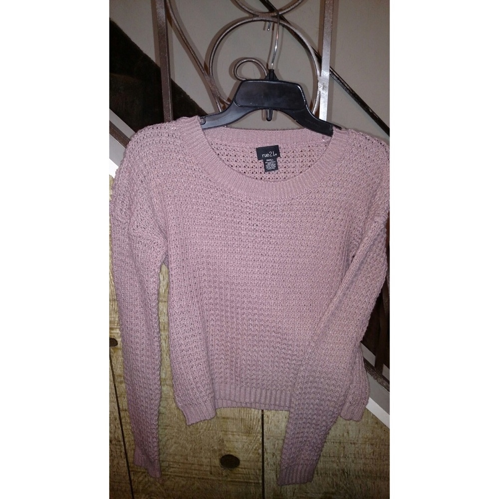 Brand New Mauve Rue 21 Sweater Never worn