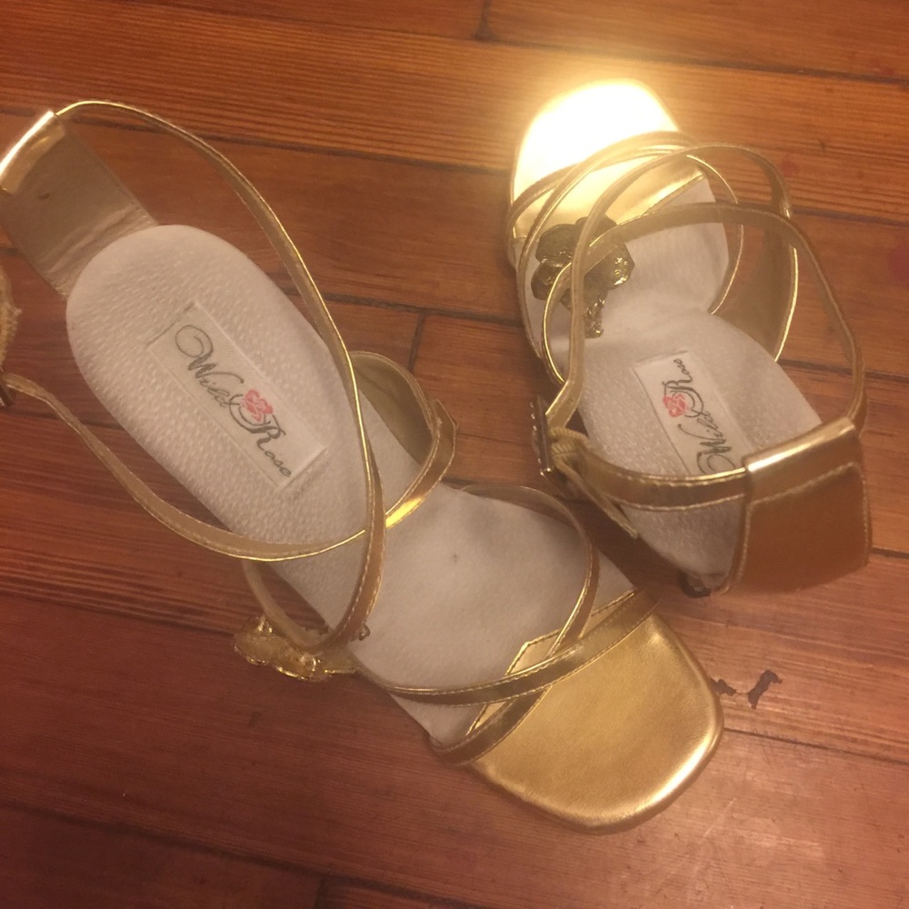 Gold Formal Sandal Heel ✨