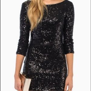 Never worn black sparkly dress