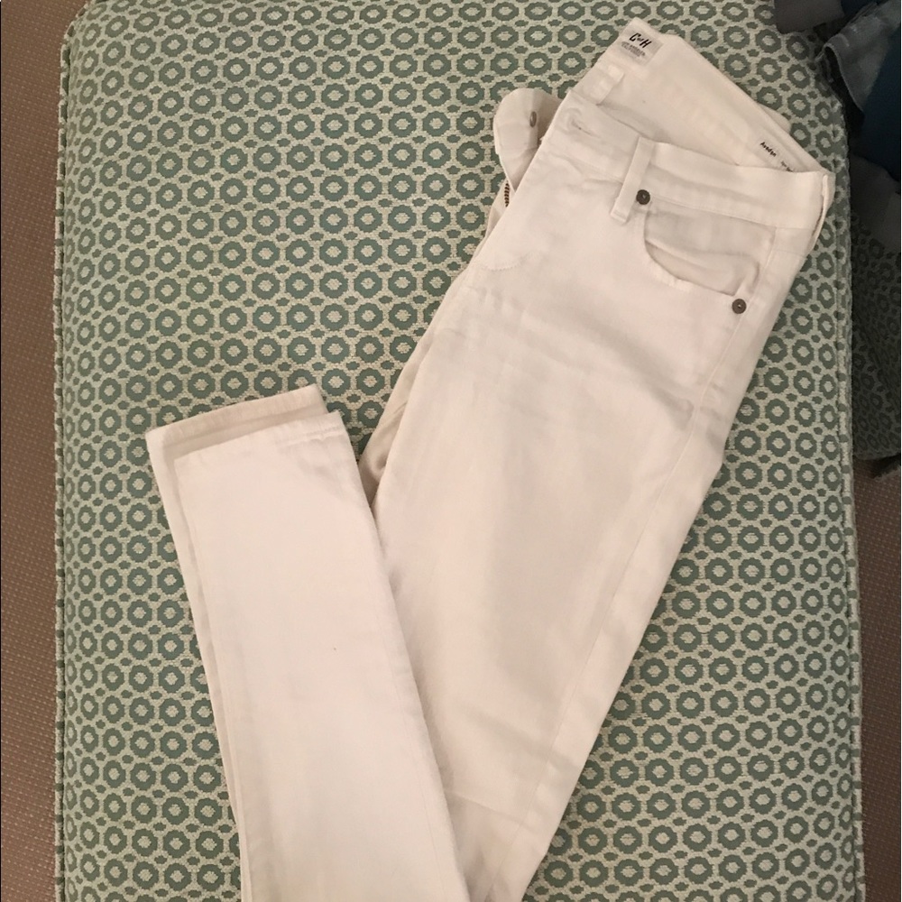 Citizens of Humanity white skinny jeans