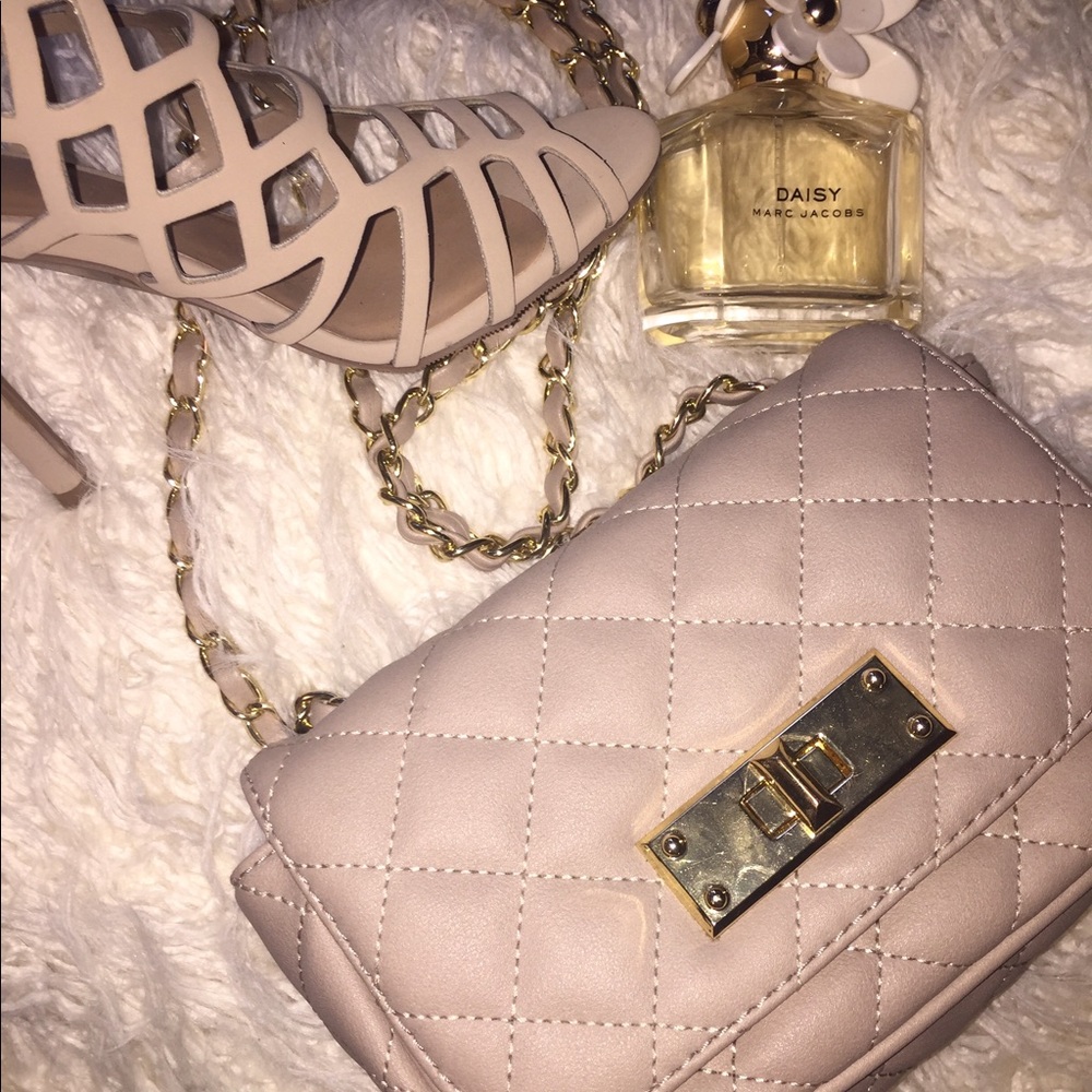 Taupe crossbody bag