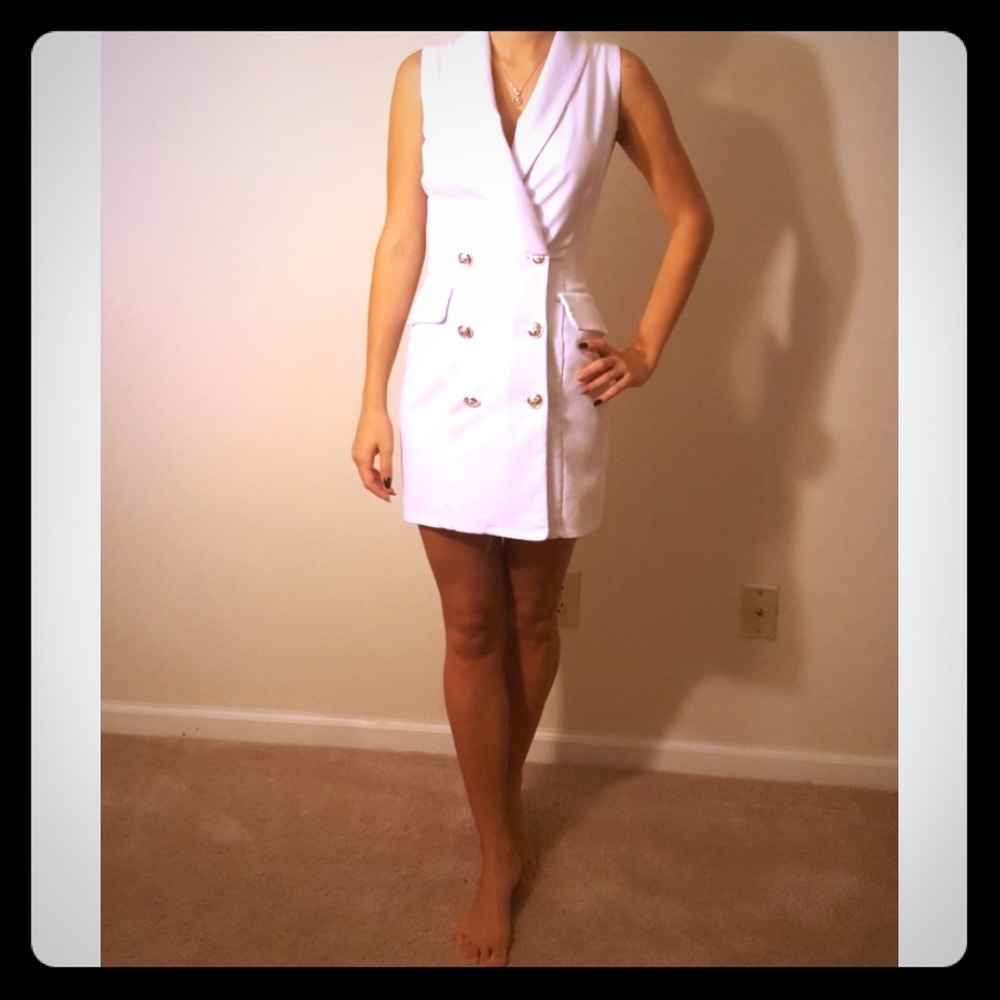 white dress