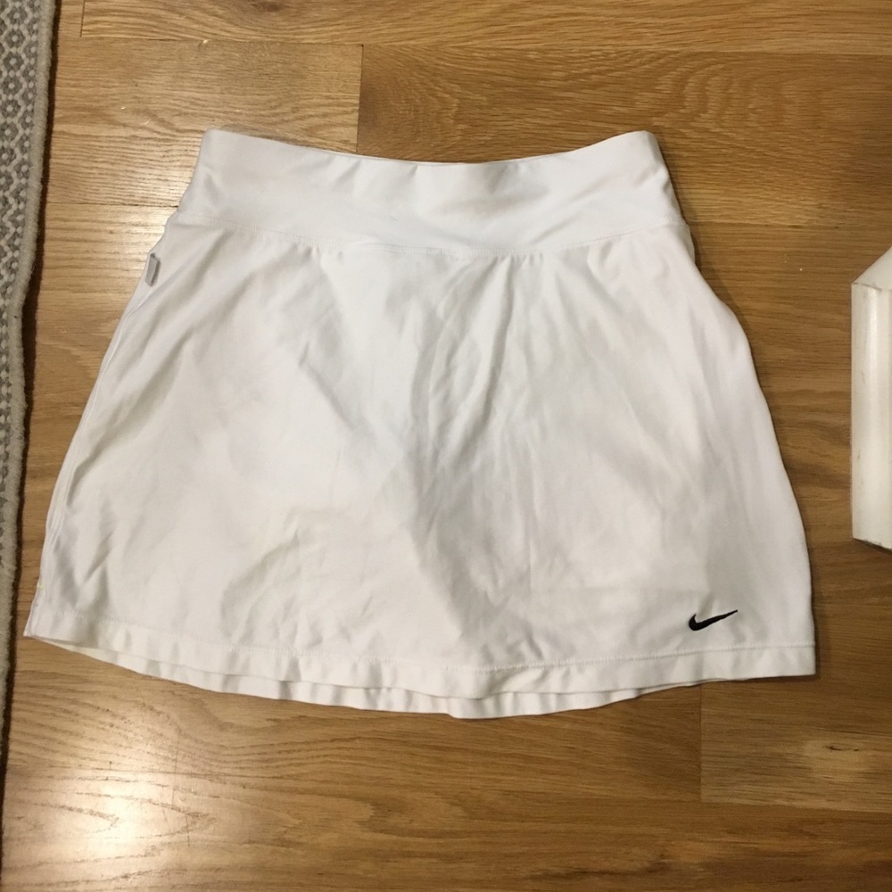 Nike white tennis skirt