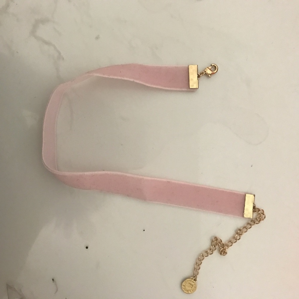 Asos pink velvet choker