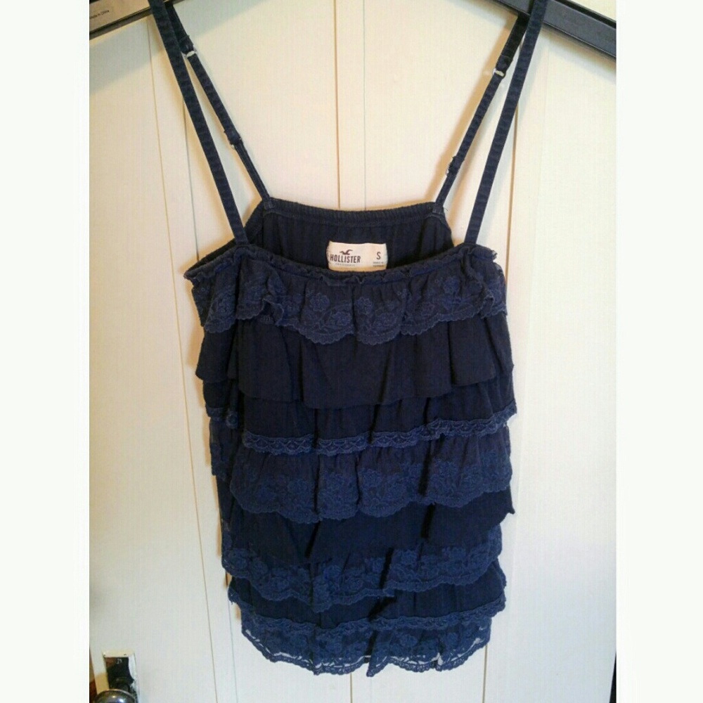 Hollister Ruffle Tank Top