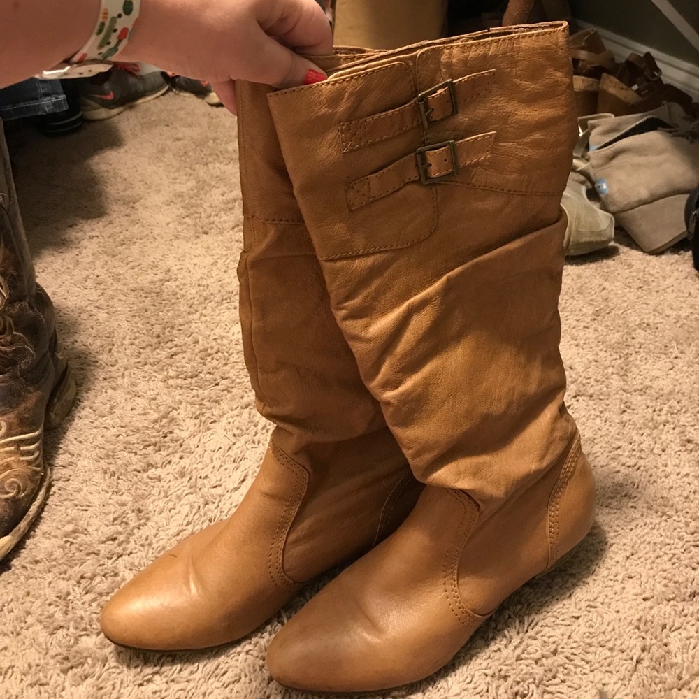 Steve Madden EUC tan riding boots
