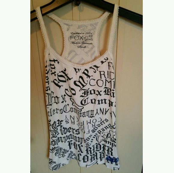 FOX Tops - FOX {Girls} Rider Company Tank Top FOX Tops - FOX {Girls} Rider Company Tank Top