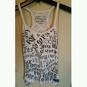FOX Tops - FOX {Girls} Rider Company Tank Top FOX Tops - FOX {Girls} Rider Company Tank Top