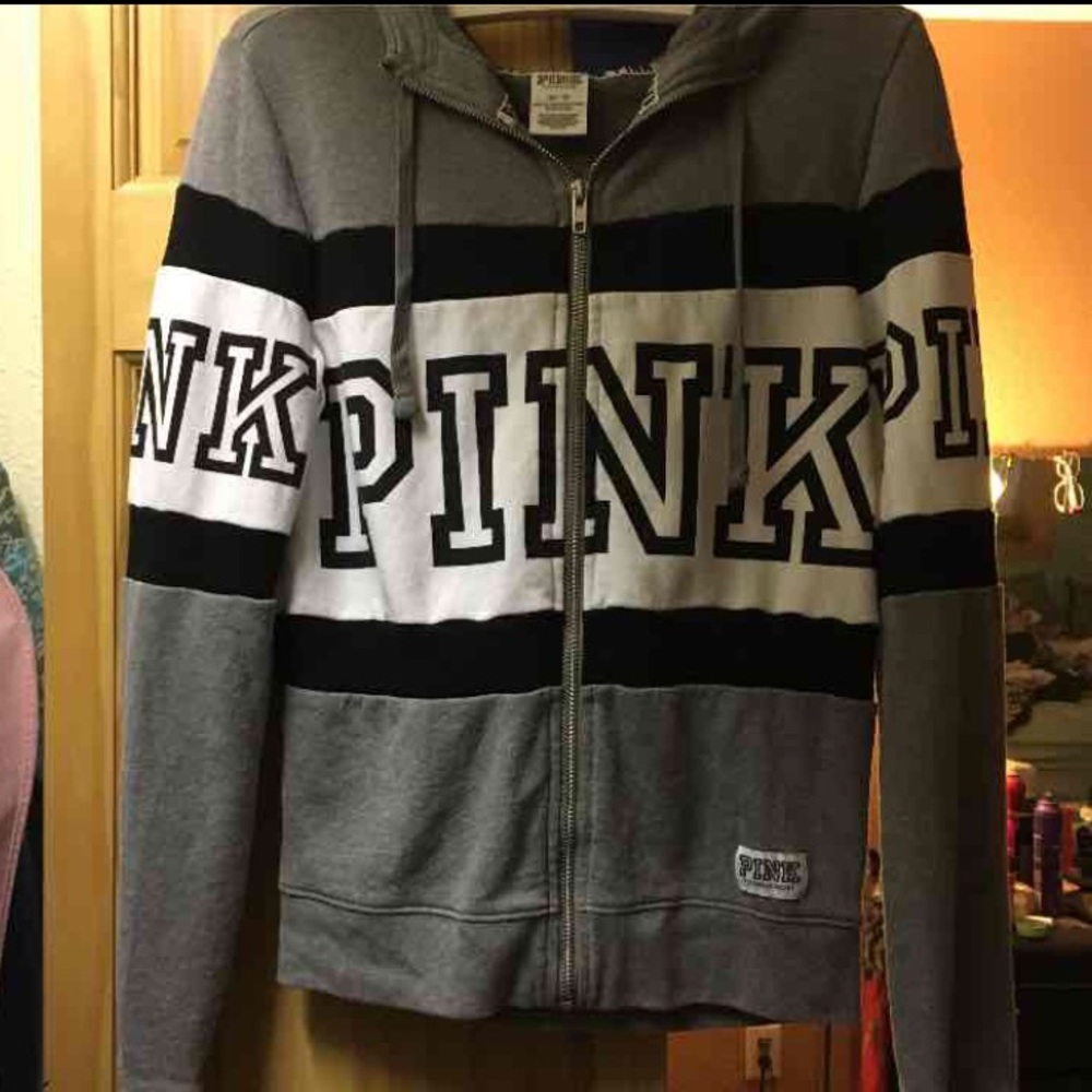 VS Pink Zip Hoodie