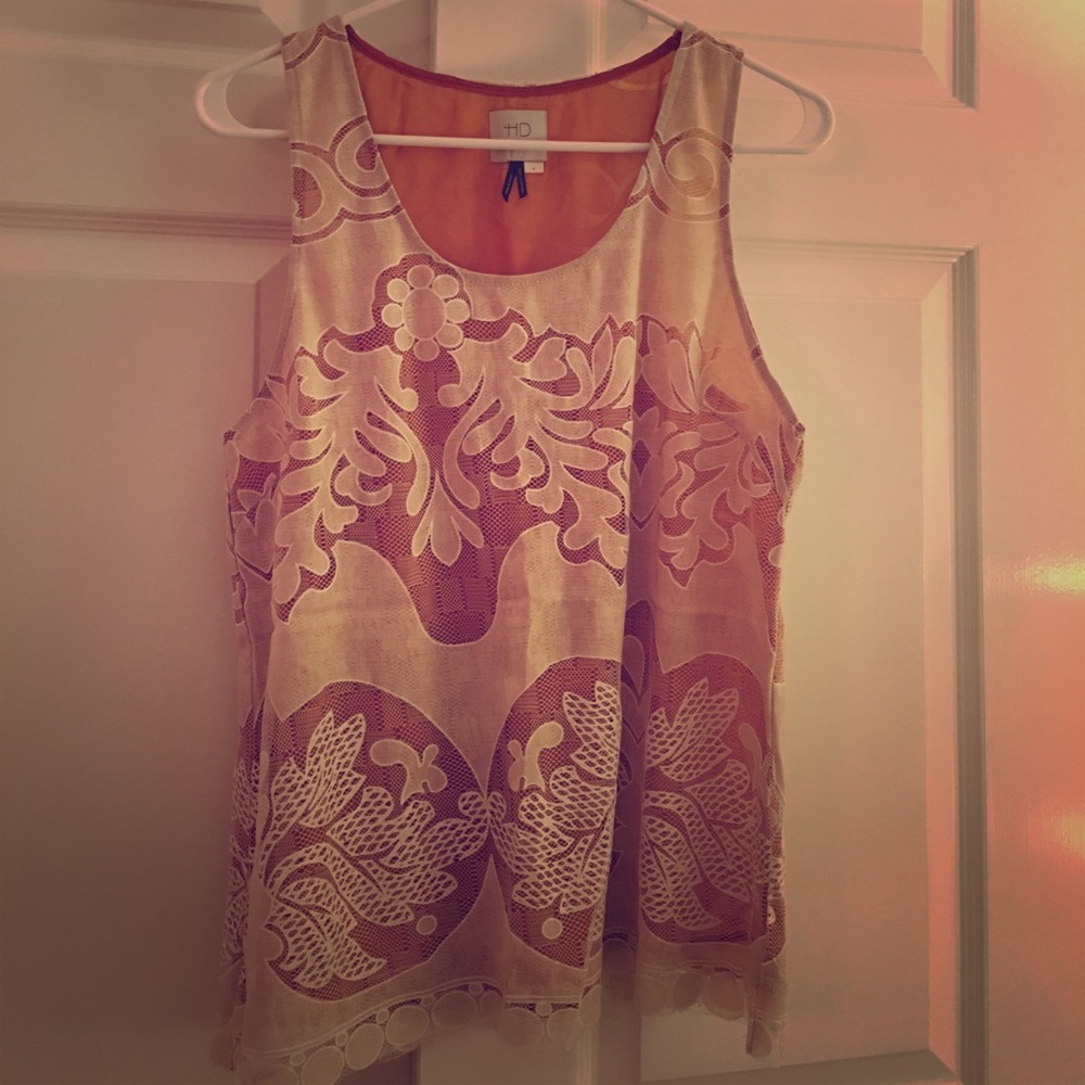 Anthropologie sleeveless top