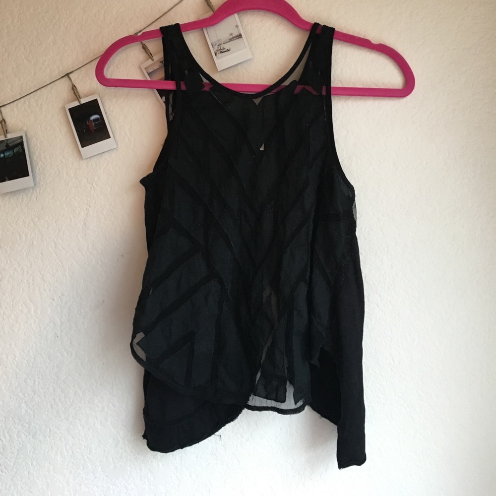 Free people mesh tank top