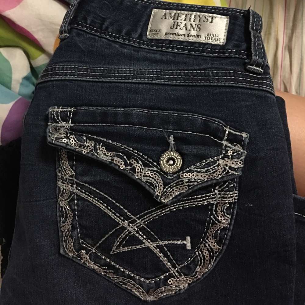 Bootcut amethyst jeans
