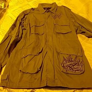 Light coat nice embroidery and print