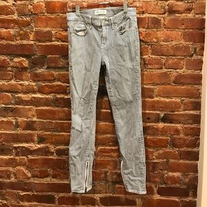 Madewell skinny  zip jeans