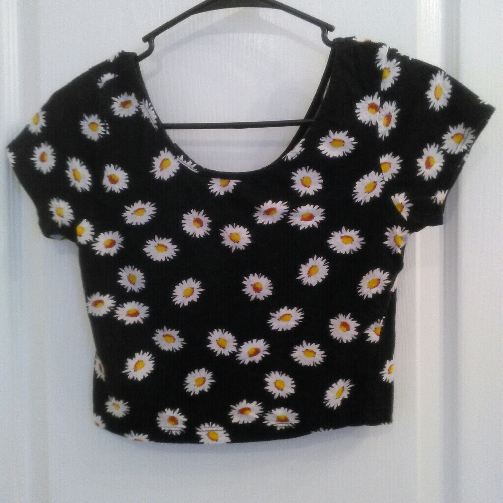 Floral Print Crop Top