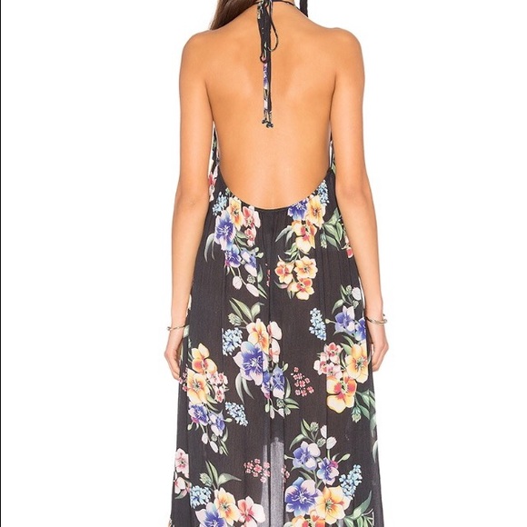 Minkpink halter open back hi-lo cover up dress - Picture 6 of 7