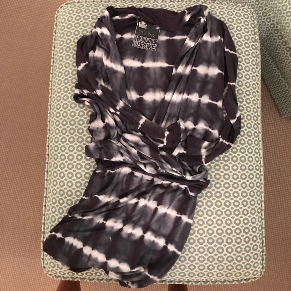 Young, fabulous, and broke tie dye dress