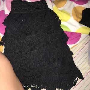 Ruffle shorts