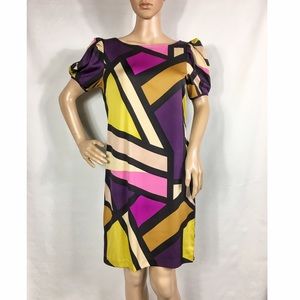 Diane Von Furstenberg DVF Silk Shift Dress Sz 6