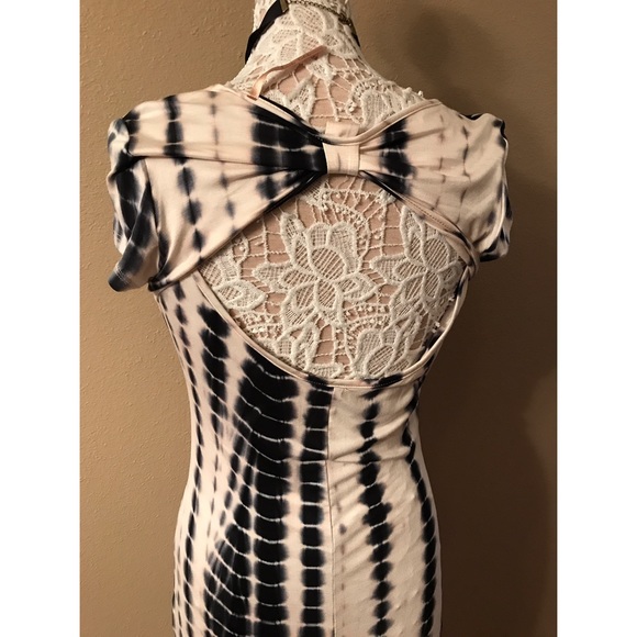 Tie dye maxi dress cut out back - Picture 4 of 5