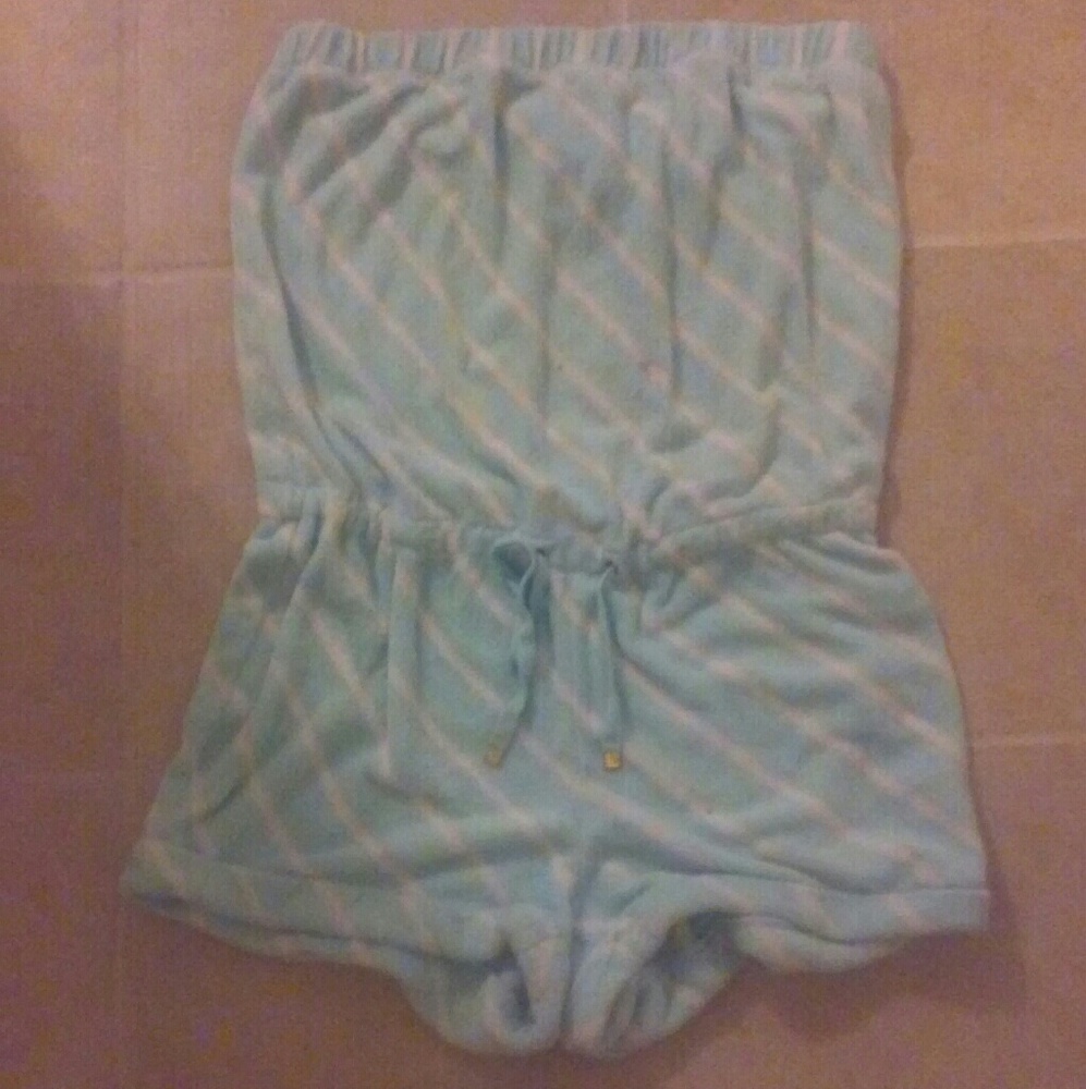 Short romper stripes