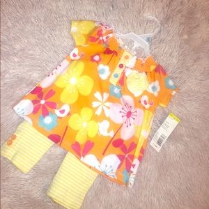 New Rosette Tunic Set Layette 3-6 months