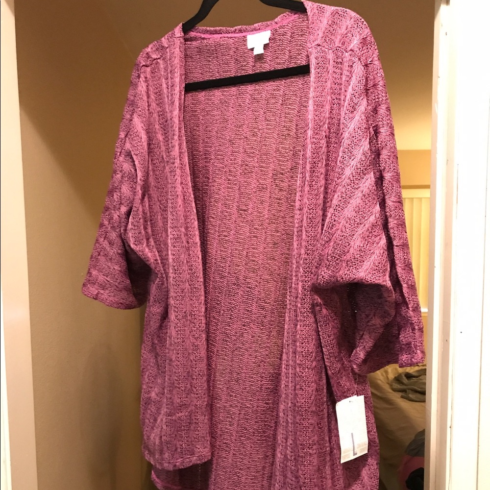 NWT purple LuLaRoe Lindsay sweater
