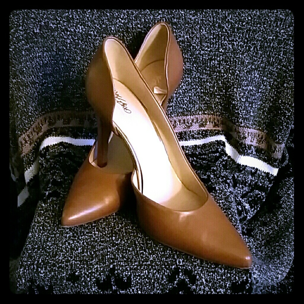 Cognac Lainee Heels