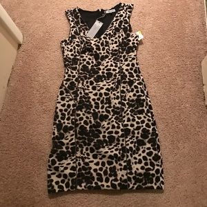Jennifer Lopez animal print dress, size 8