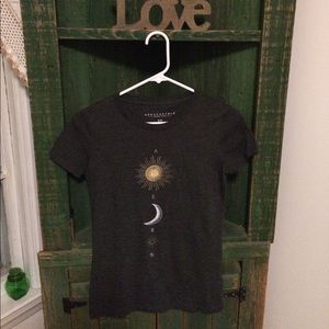 Soft dark grey printed tee from Aeropostale.