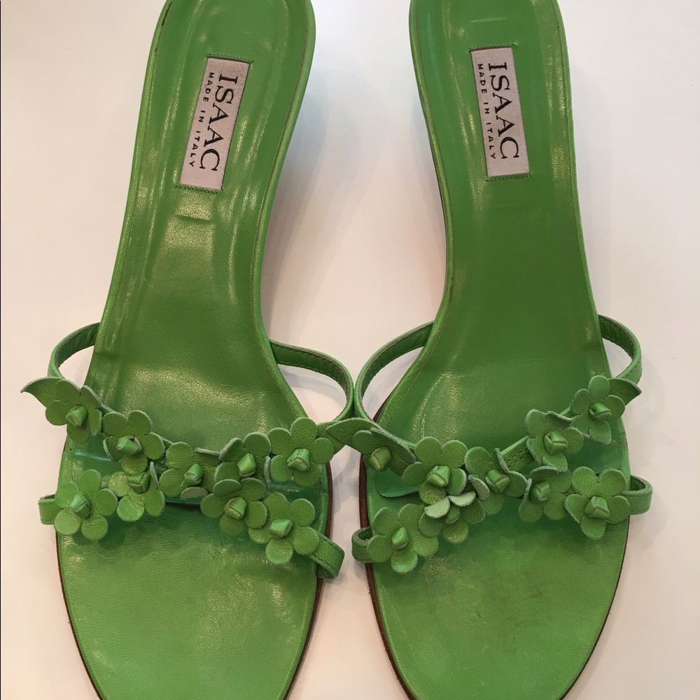 Green sandals