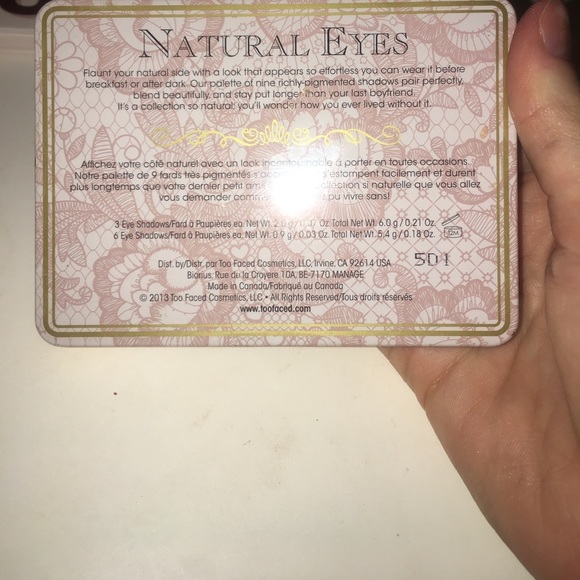 Too Faced natural eyes palette OPEN FOR TRADE - Picture 3 of 4