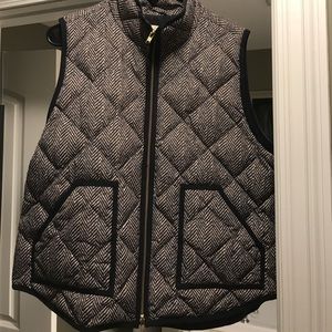 J CREW herringbone vest