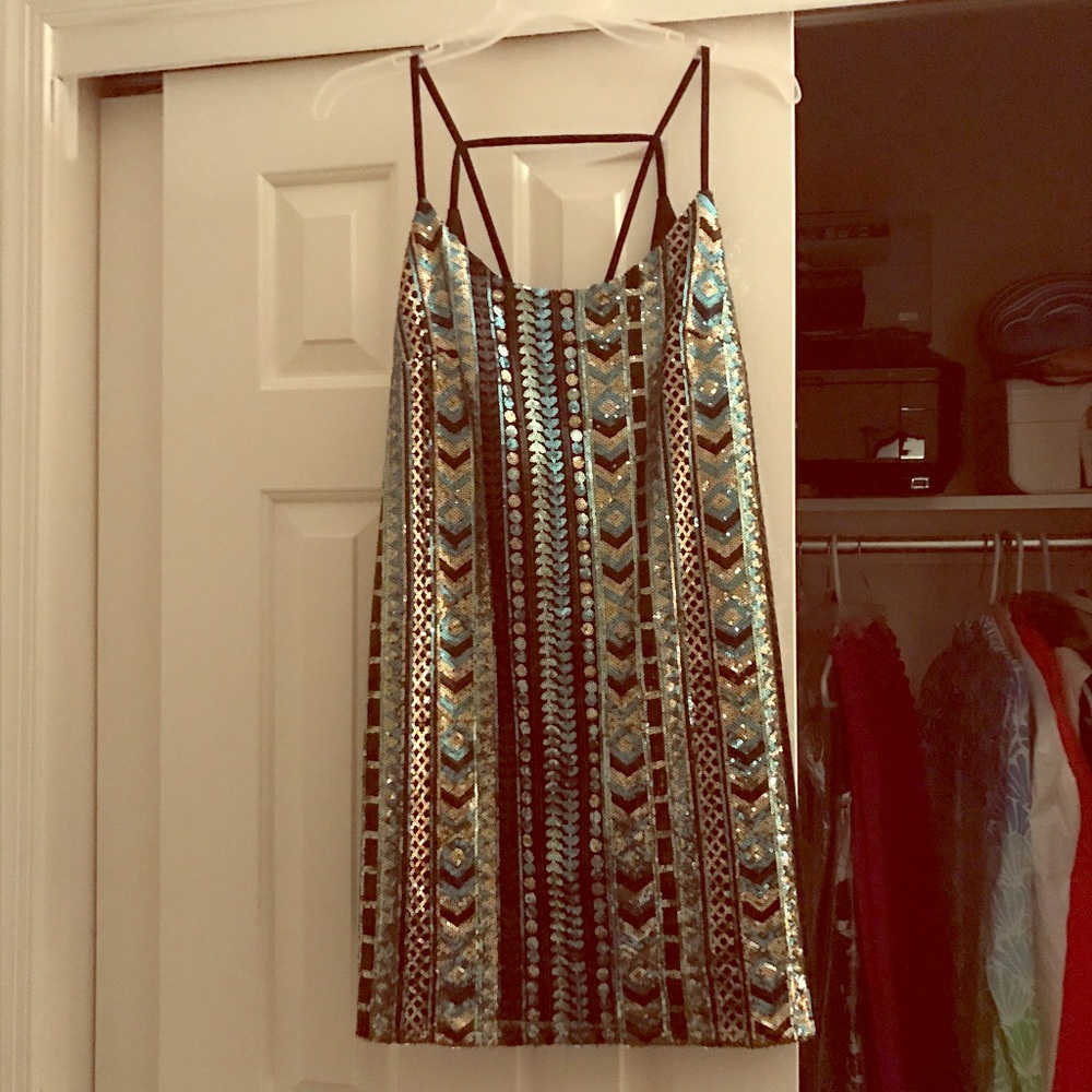 Forever 21 Sequined Mini Dress
