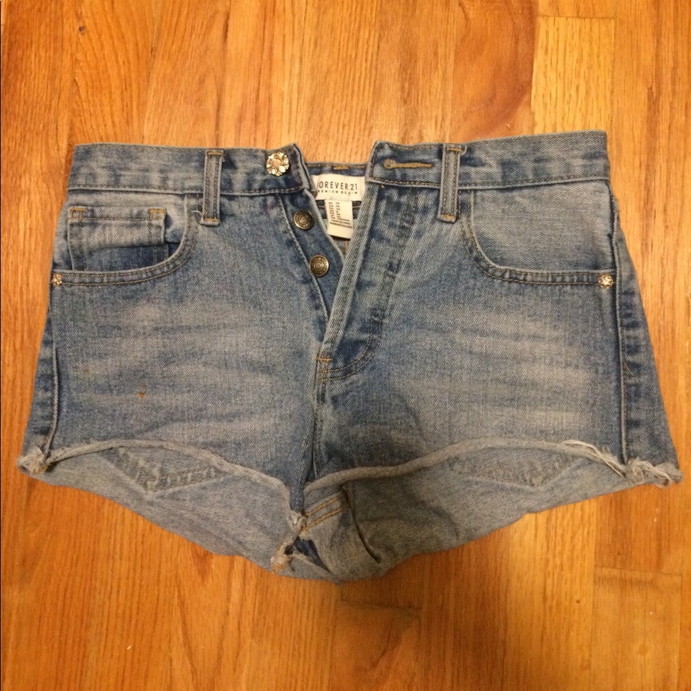 High waisted shorts