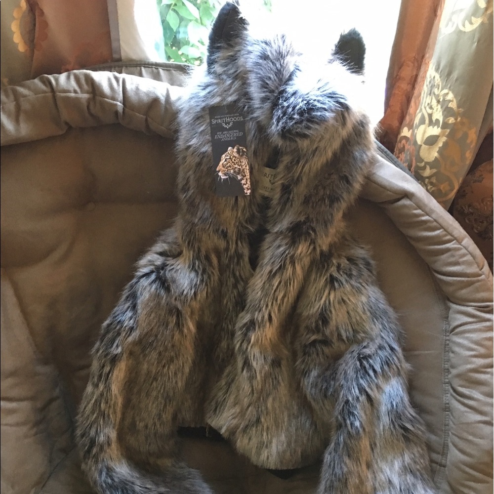 Spirithoods Grey Wolf Crop Jacket