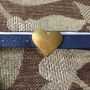 Reversible belt w 2 buckles 💛&⚓️