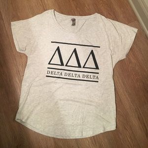 Tri Delta flowy top