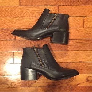 Short Black Ankle Booties