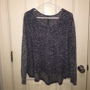 Blue Free People long-sleeve top