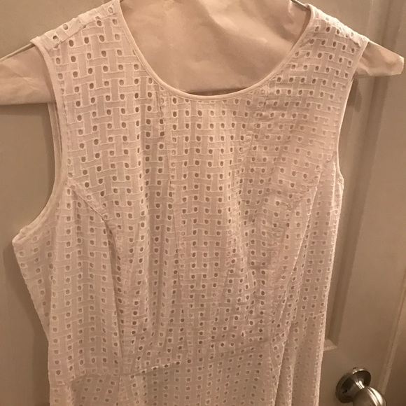 classy white eyelet cotton sundress - Picture 3 of 5