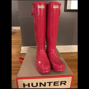 Original Tall Gloss Hunter Rain Boots