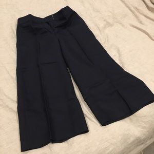 NWT Dark Navy (almost Black) Loft Culotte Pants